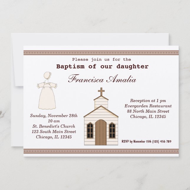 Baptism Invitation (Front)