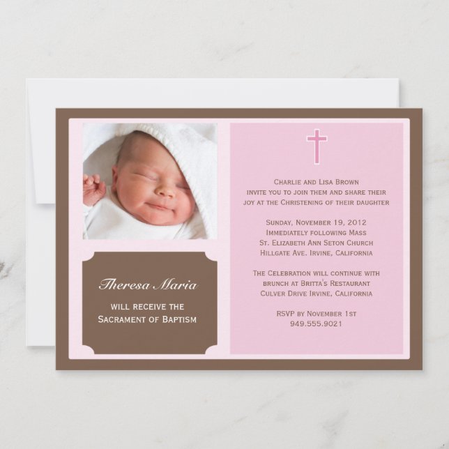 Baptism Invitation (Front)