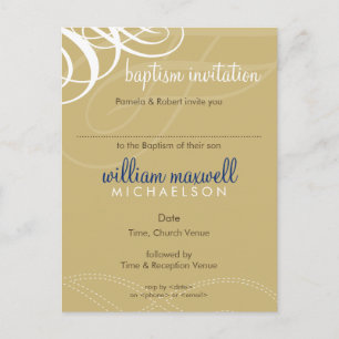 BAPTISM INVITE :: designer vogue 7