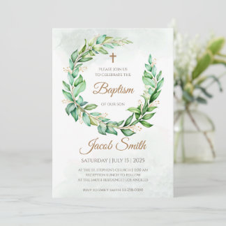 Baptism invites & Baptism invitations for Boy