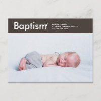 Baptism Modern and Simple Custom Photo