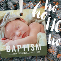 Baptism Modern Simple Custom Baby Photo