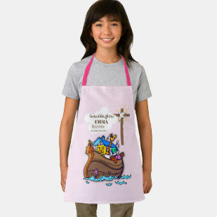 Baptism Noah's Ark Granddaughter Personalised Apron