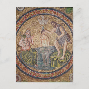Baptism of Christ by John the Baptist Postcard
