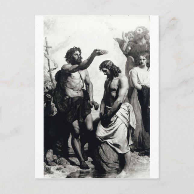 Baptism of Christ. circa 1879 Postcard (Front)