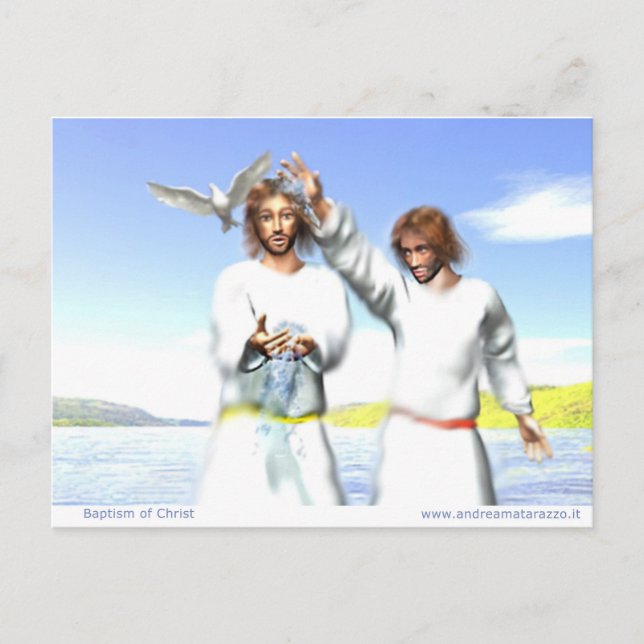 Baptism of Christ    Postcard (Front)