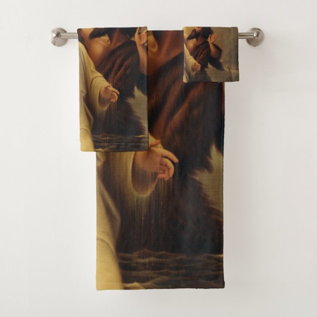 Baptism of Jesus Christ Bath Towel Set (Insitu)