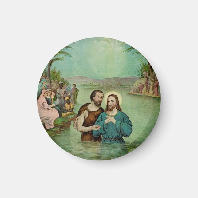 Baptism of Jesus Christ Magnet (Front)