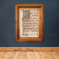 Baptism of Jesus Christ Mediaeval Chant Manuscript