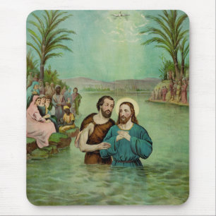 Baptism of Jesus Christ Mouse Pad