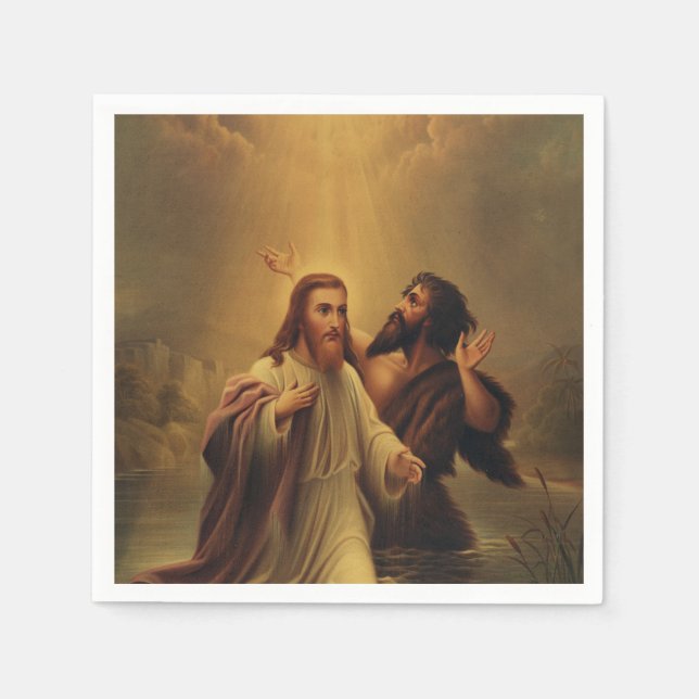 Baptism of Jesus Christ Napkin (Front)
