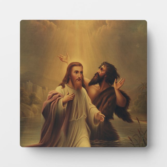 Baptism of Jesus Christ Plaque (Front)