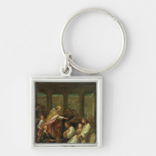 Baptism of St. Augustine Key Ring