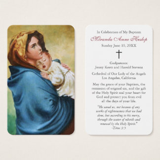 Baptism Prayer | Madonnina