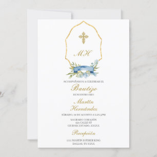 Baptism Spanish Invitation