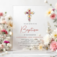 Baptism Wildflower Dusty Pink Rose Greenery