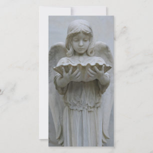 Baptismal Angel (front view) Photo Card