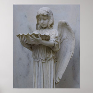 Baptismal Angel (side view) 16x20 Poster