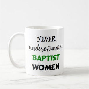 baptist women coffee mug