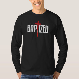 Baptized 2023 Christian Water Baptism Church Group T-Shirt