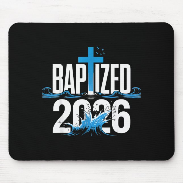 Baptized 2026 _1  mouse pad (Front)