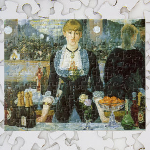 Bar at the Folies Bergere by Manet, Vintage Art Jigsaw Puzzle