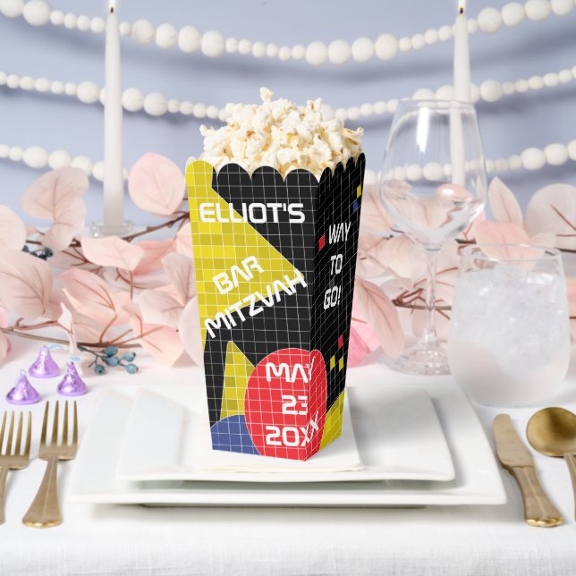 Bar Bat Mitzvah GAME ON Favour Box (Wedding)