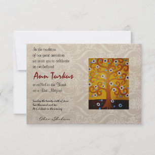 Bar Bat Mitzvah Invitation
