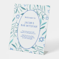 Bar Bat Mitzvah Jewish Wedding Botanicals Custom