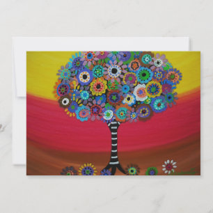 bar bat mitzvah TREE OF LIFE INVITATIONS