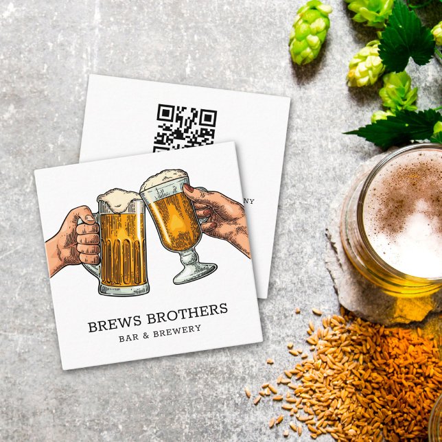 Bar Beer Brewery Shop Business Card (Creator Uploaded)