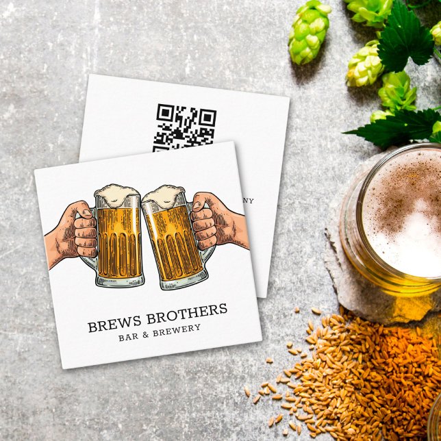 Bar Beer Brewery Shop Business Card (Creator Uploaded)