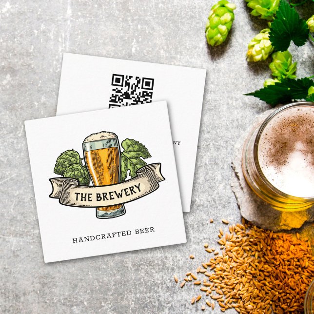 Bar Beer Brewery Shop Business Card (Creator Uploaded)