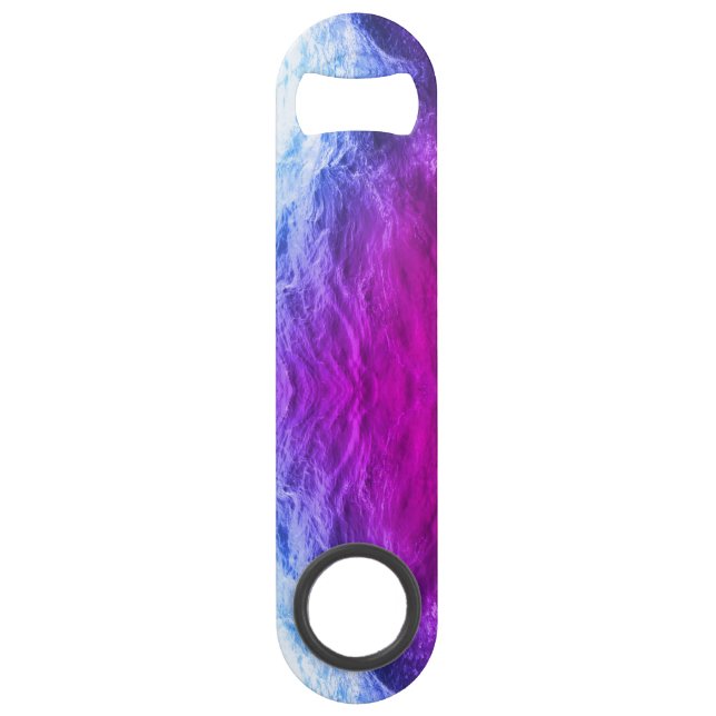 Bar Blade Bottle Opener Ocean Pattern (Front)