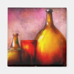 Bar - Bottles - A still life of bottles Magnet