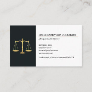 Bar Business Card - Black and White