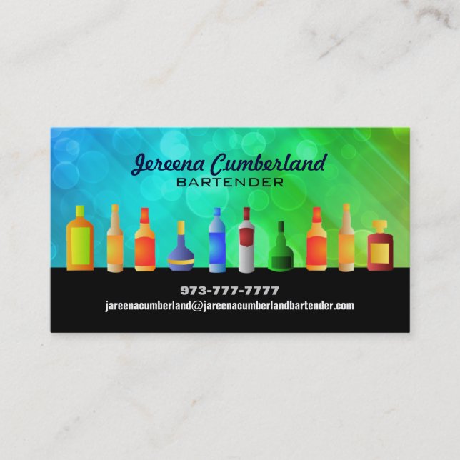 Bar Business Cards (Front)