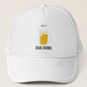 Bar Business vintage beer logo shop Trucker Hat