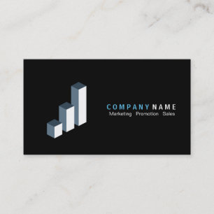 Bar Chart Logo Business Card