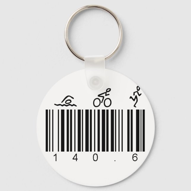 Bar Code 140.6 Key Ring (Front)