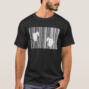 Bar Code Consumption Prisoner T-Shirt