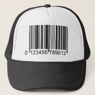 bar code trucker hat