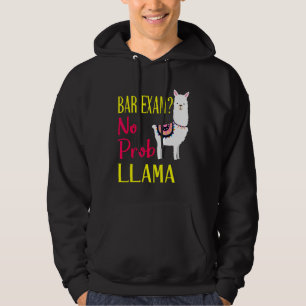 Bar Exam Passing The Passed No Prob Llama Lawyer L Hoodie