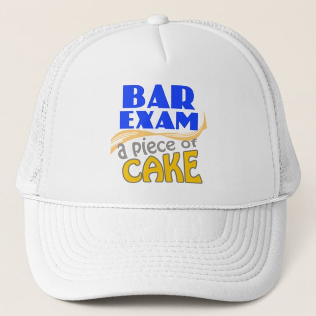 Bar Exam - Piece of Cake Trucker Hat (Front)