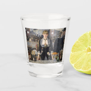 Bar Girl at the Folies Bergere France Shot Glass