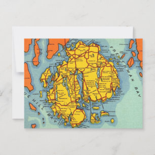 Bar Harbor - Acadia Park Postcard