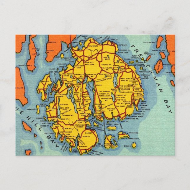 Bar Harbour - Acadia Park Postcard (Front)