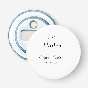Bar Harbour bachelorette party bridesmaid wedding Bottle Opener