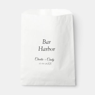 Bar Harbour bachelorette party bridesmaid wedding Favour Bags
