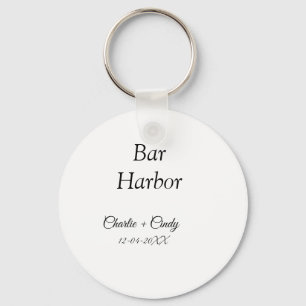 Bar Harbour bachelorette party bridesmaid wedding  Key Ring